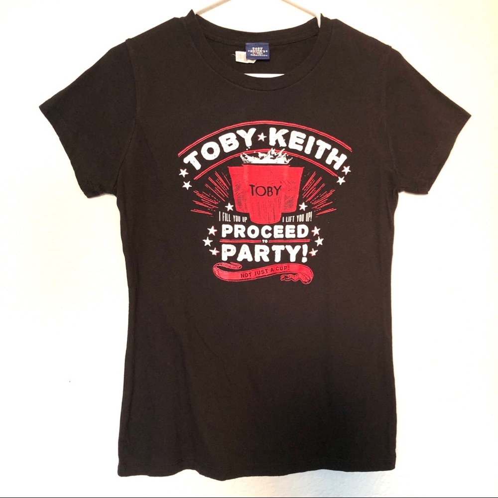 Toby Keith Proceed To Party T-Shirt ~ Size M